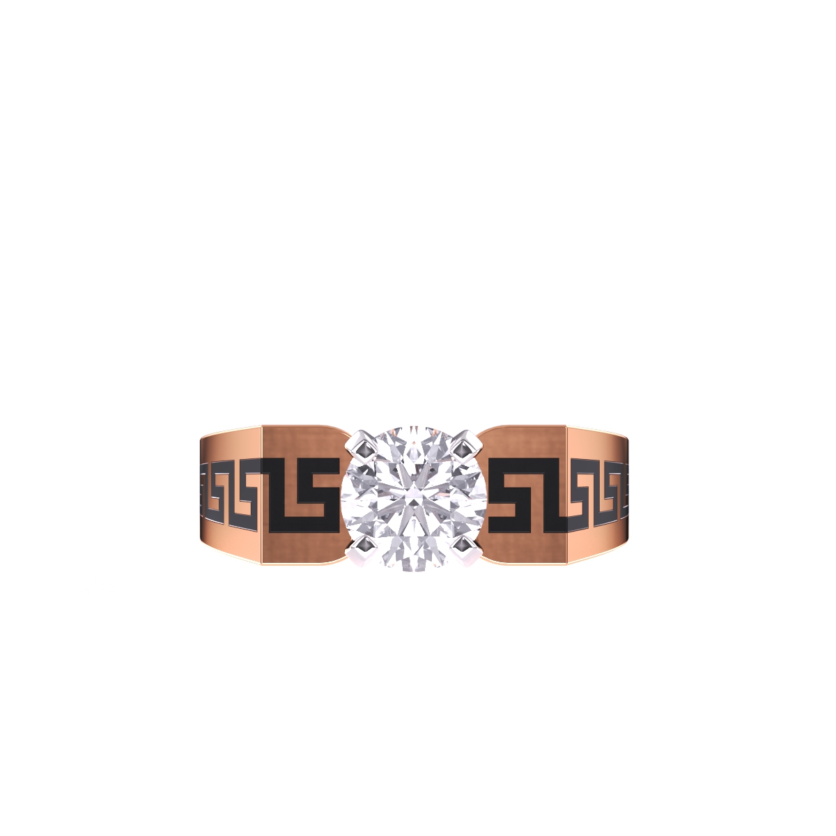 Gorgeous Solitaire Diamond Ring For Men